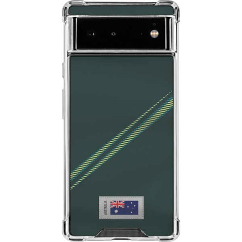 Australia Soccer Flag Google Pixel 6 Clear Case